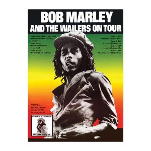 Bob Marley - Tour Concert Promo Poster