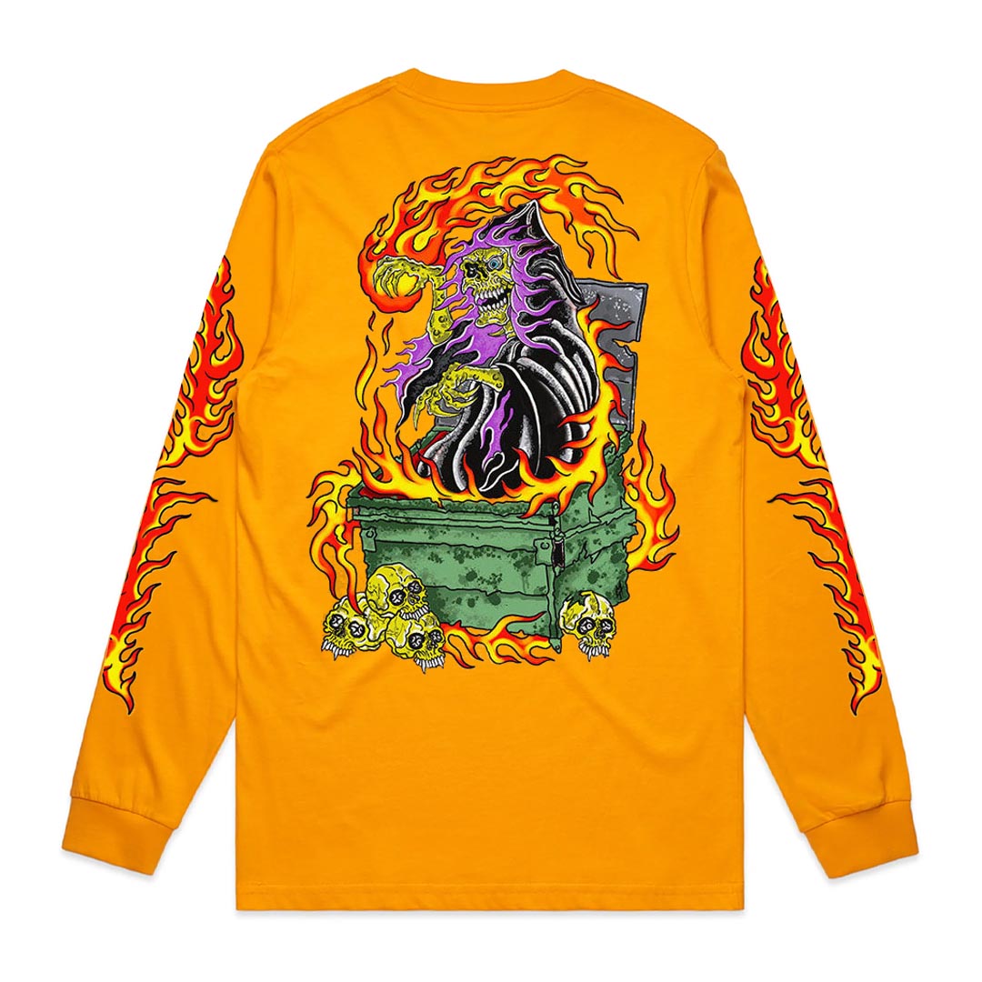 Municipal Waste - Dumpster Fire Yellow Long Sleeve