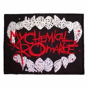 My Chemical Romance - The Black Parade Logo Fangs Woven Patch