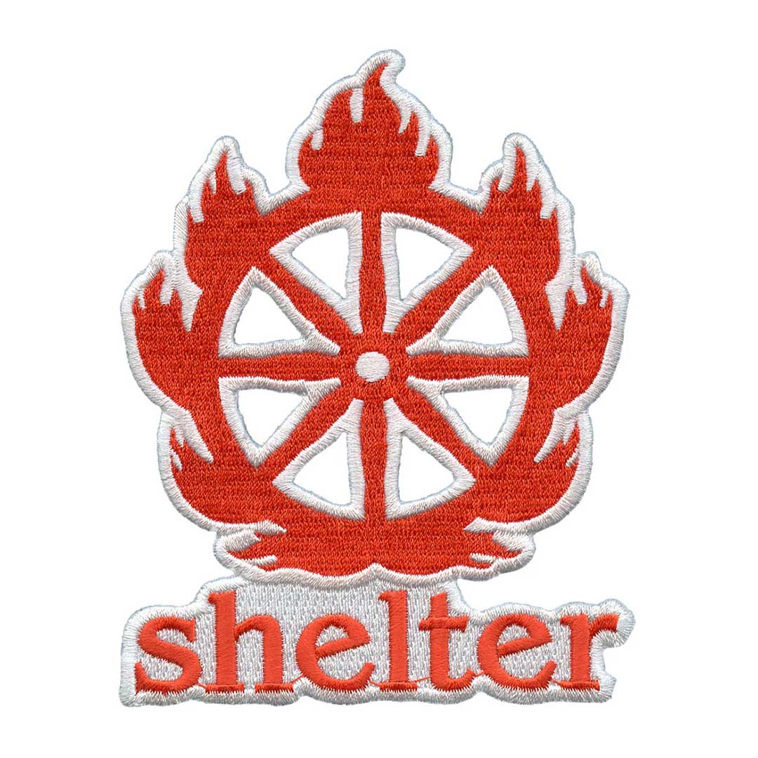 Shelter - Logo Die Cut Embroidered Patch