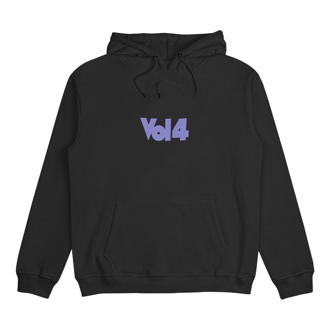 Black Sabbath - Vol. 4 Purple Hoodie Black