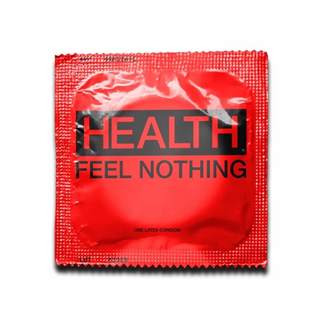 Health - Feel Nothing Tour Promo Condom Red