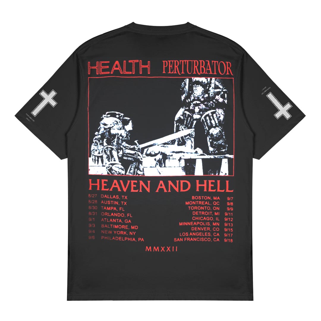 Health & Perturbator - Heaven And Hell 2022 Tour Black