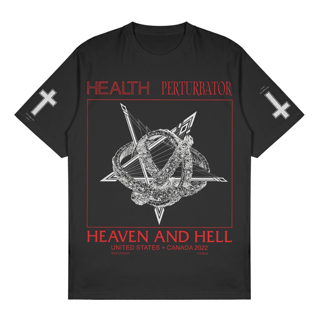 Health & Perturbator - Heaven And Hell 2022 Tour Black