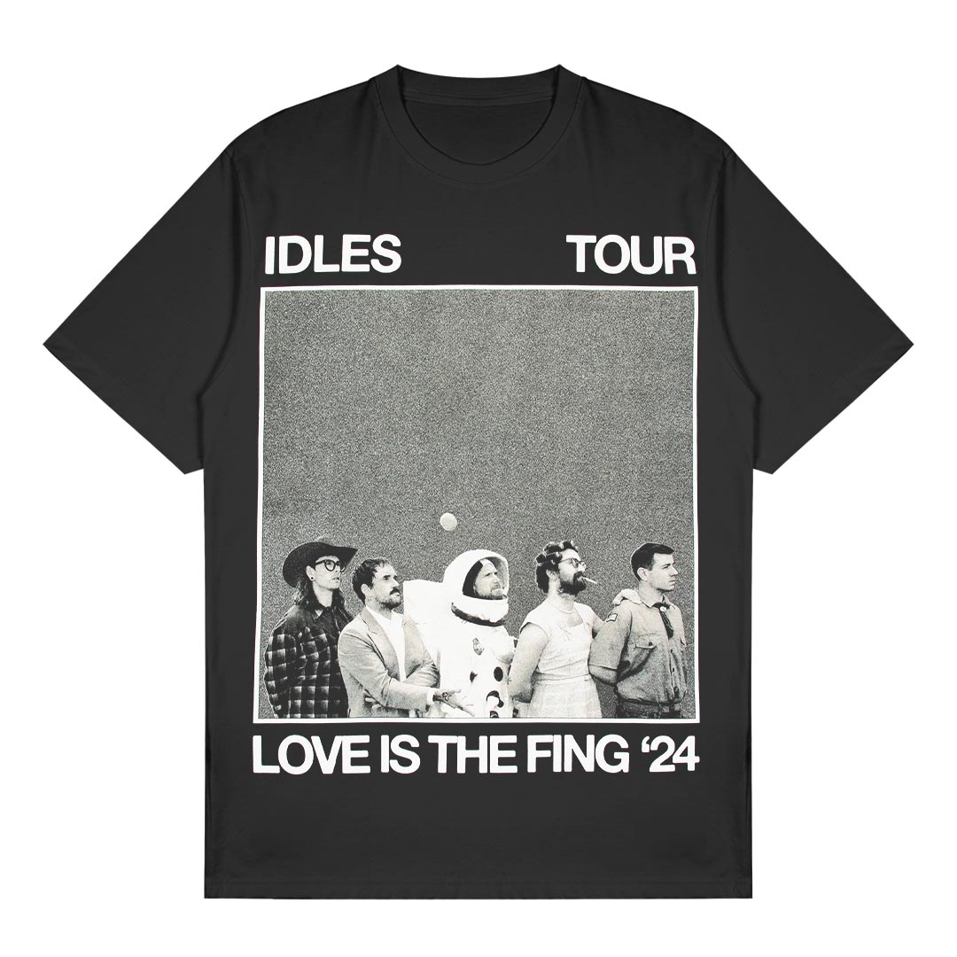 Idles - Love Is The Fing UK Tour 2024 Black