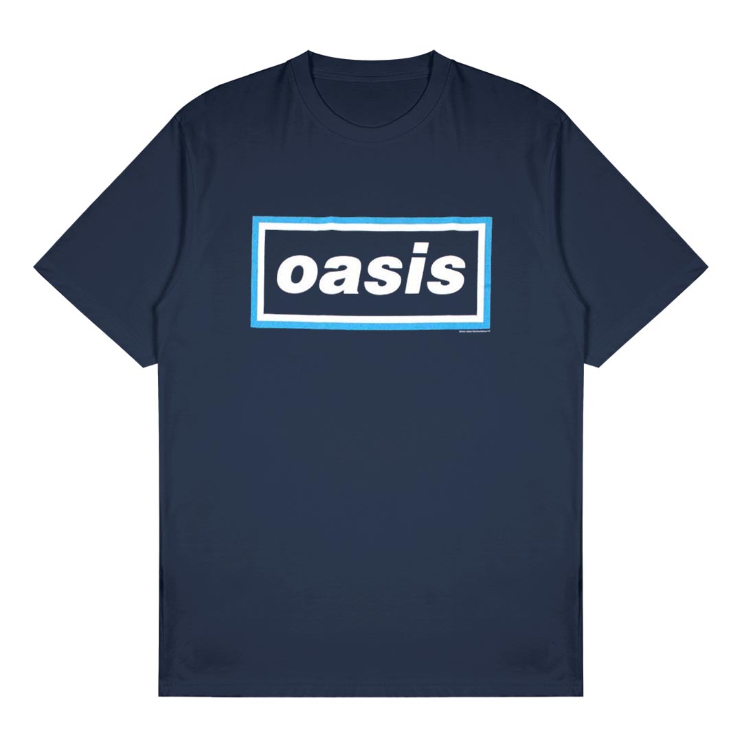 Oasis - Maine Road Event Logo Navy