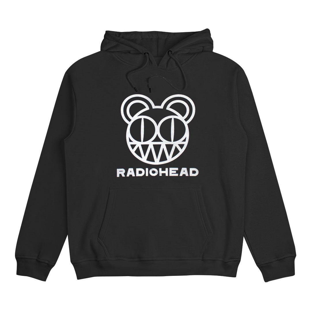 Radiohead - Bearhead Hoodie Black