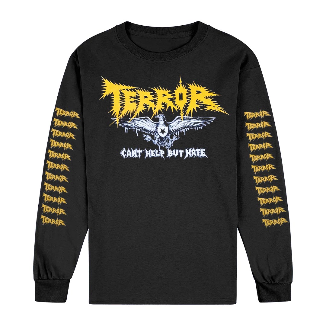 Terror - Can’t Help But Hate Long Sleeve Black