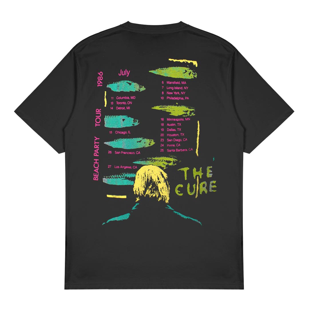 The Cure - Beach Party Tour 86 Black
