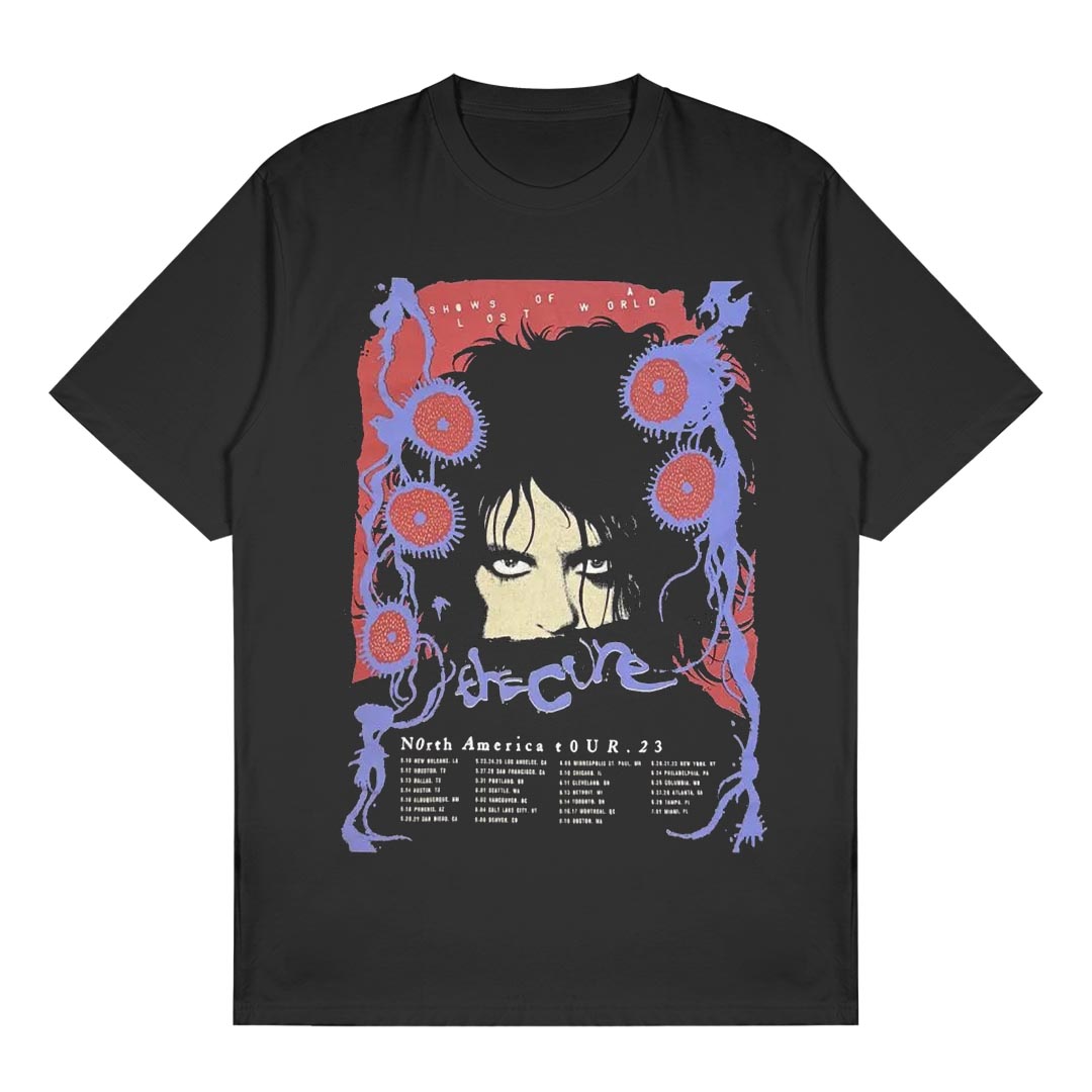 The Cure - North American Tour 23 Poster Black